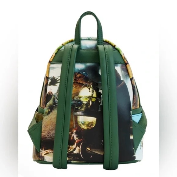 NWT Loungefly Star Wars Return of the Jedi scenes mini Backpack and wallet